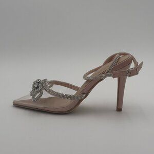 Glamorous Crystal Strap Heels
